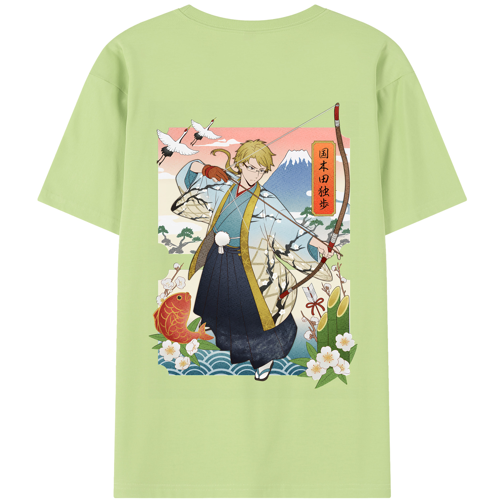 （画像用） 文豪ストレイドッグス Bungo Stray Dogs 綿100％半袖Tシャツ（背面プリント）